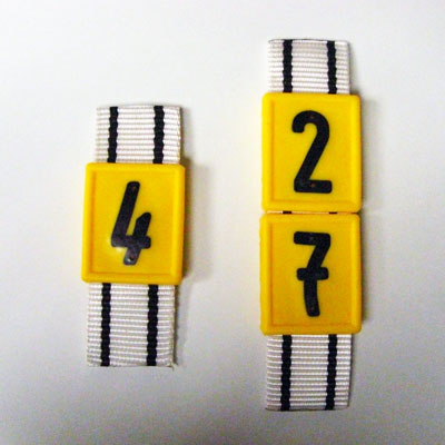 Marcas de Collar - Color Amarillo